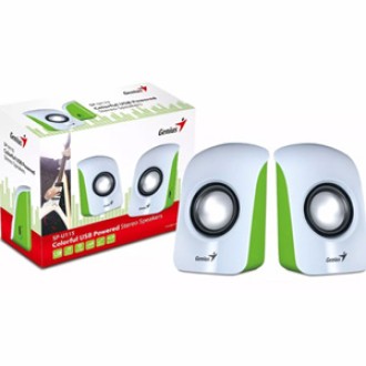 Parlante Genius sp-u115 usb blanco/verde