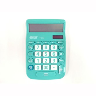 Calculadora Ecal tc63 escritorio colores surtidos 12 dig. 17 x 10