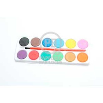 Acuarela Ezco blister 12 colores + pincel