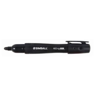 Marcador Simball grip 550 permanente punta red. negro