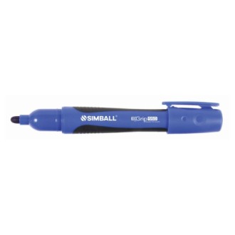 Marcador Simball grip 550 permanente punta red. azul