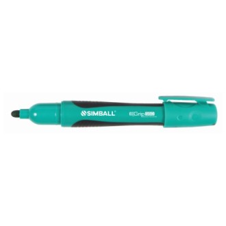 Marcador Simball grip 550 permanente punta red. verde