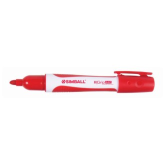 Marcador Simball grip 440 para pizarra rojo