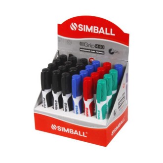 Marcador Simball grip 440 para pizarra surtidos exhibidor x 24