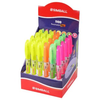 Resaltador Simball 1100 fino exhibidor x 24