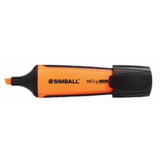 Resaltador Simball grip 2000 naranja