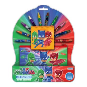 Set de Arte mis crayones pj mask