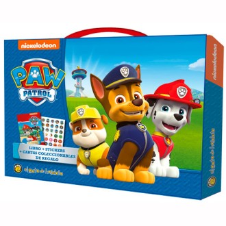 Valijita paw patrol con cartas de regalo