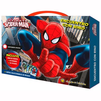 Valijita spiderman con cartas de regalo