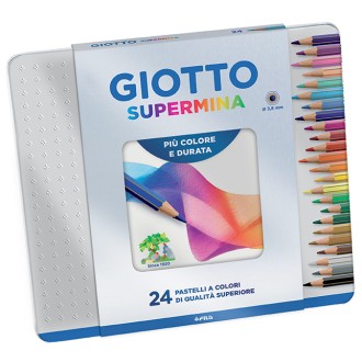 Pinturitas Giotto supermina 3.8mm x 24 lata