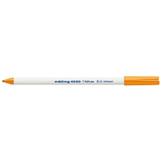Marcador Edding 4600 para tela 06-naranja