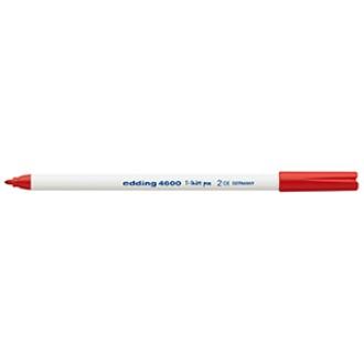 Marcador Edding 4600 para tela 02-rojo