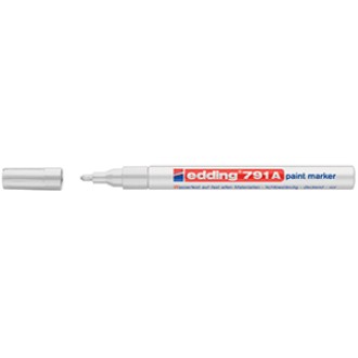 Marcador Edding 791 pintura punta 1/2mm blanco