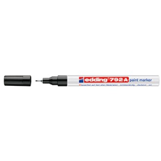 Marcador Edding 792 pintura punta 0.8mm negro