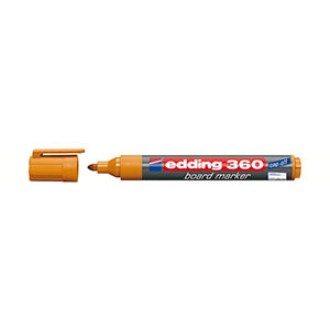 Marcador Edding 360 para pizarra naranja