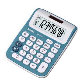 Calculadora Casio escritorio ms-6nc-bu azul