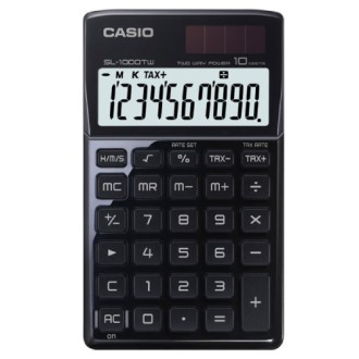 Calculadora Casio portatil sl-1000tw-bk negra