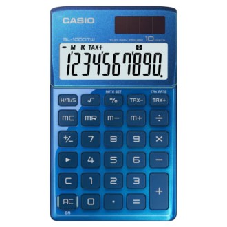 Calculadora Casio portatil sl-1000tw-bu azul