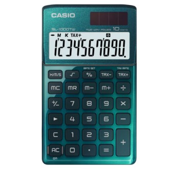 Calculadora Casio portatil sl-1000tw-gn verde