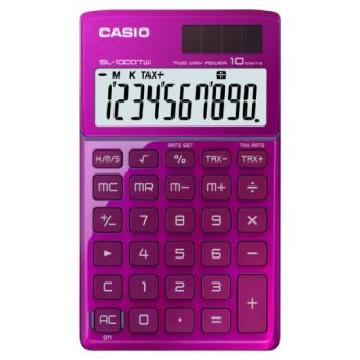 Calculadora Casio portatil sl-1000tw-pk rosa