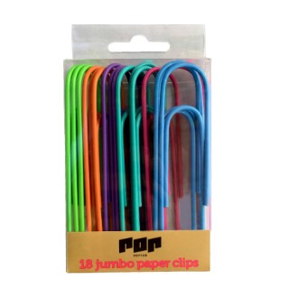 Jumbo paper clips Hefter pop