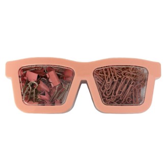 Kit de oficina - gafas pop art rosa - Hefter pop