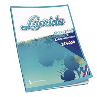 Cuaderno Laprida tapa flexible 24 hs comunicaciones