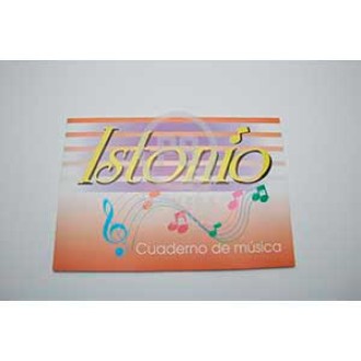 Cuaderno Istonio musica tapa flexible 18 hs