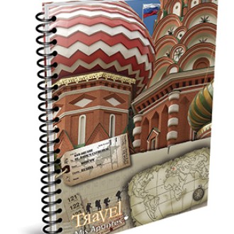 Cuaderno 16x21 Mis apuntes 80 hs cuad espiral