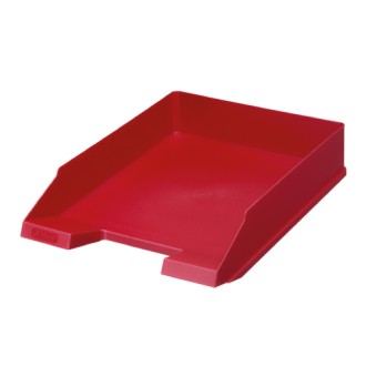 Bandeja papelera herlitz apilable roja 64006