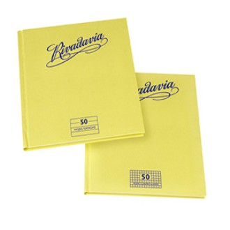 Cuaderno Rivadavia tapa dura 50 hs liso