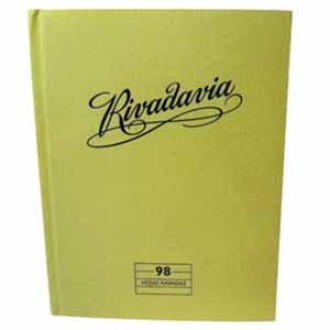 Cuaderno Rivadavia tapa dura 98 hs cuad