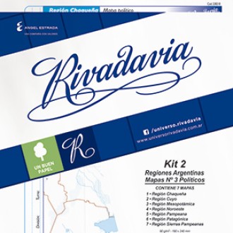 Mapa Rivadavia nº 3 reg. mesopotamica