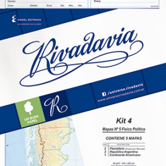 Mapa Rivadavia nº 6 planisferio