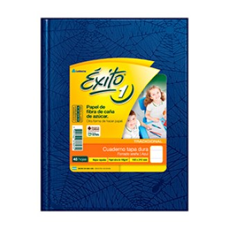 Cuaderno Exito araña azul tapa dura 48 hs cuad