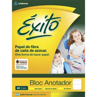 Block anotador Exito 16x21 48 hs ray