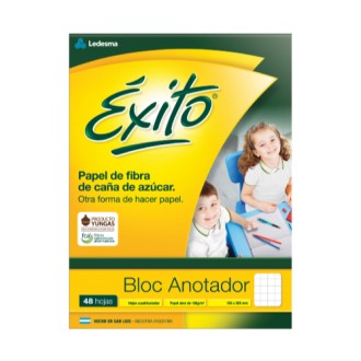 Block anotador Exito 16x21 48 hs cuad