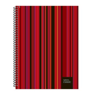 Cuaderno 16x21 ledesma classic tapa dura 120 hs cuad espiral