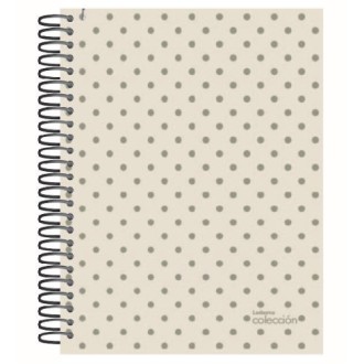 Cuaderno 16x21 ledesma coleccion tapa dura 84 hs ray espiral