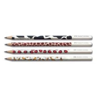 Lapiz Faber-Castell grafito triang. motivo animales pote x 90