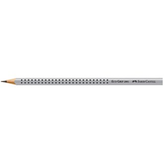 Lapiz Faber-Castell grafito grip 2001 hb gris docena