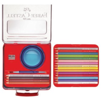 Pinturitas Faber-Castell jumbo grip set lata x 18 