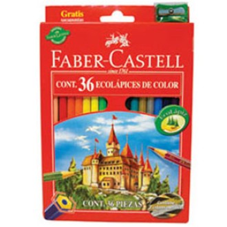 Pinturitas Faber-Castell ecolapiz x 36 largos