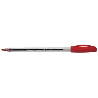 Bolígrafo Faber-Castell trilux 032 m rojo c/u