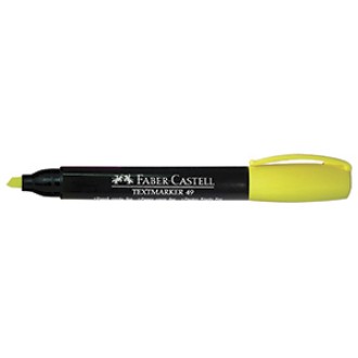 Resaltador Faber-Castell t49 cpo. redondo amarillo