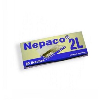 Broches Nepaco metal nº 2 x 50