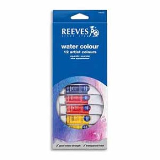 Acuarela Reeves x 12 pomos surtidos de 10 ml