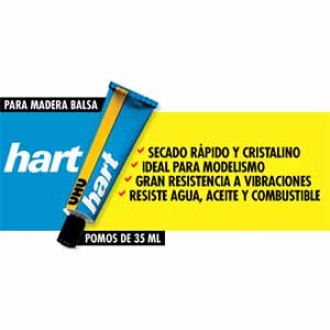 Adhesivo Uhu hart para madera balsa