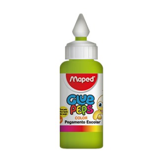 Adhesivo color Maped glue peps verde x 30 grs