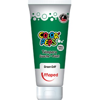 Tempera Maped colorpeps pomo x 250 grs verde golf
